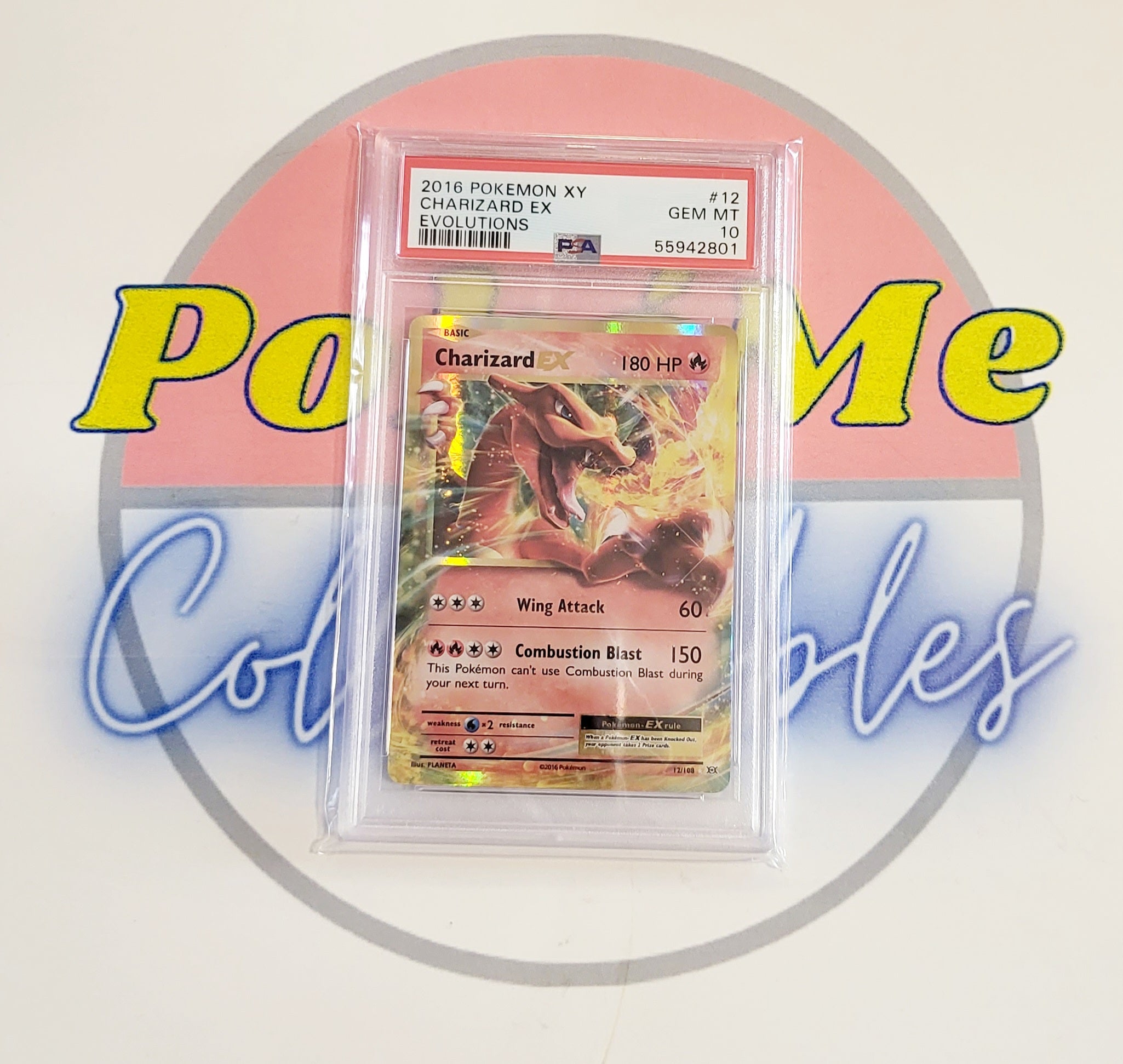 2016 - PSA 10 - Charizard EX - Pokemon XY - Evolutions